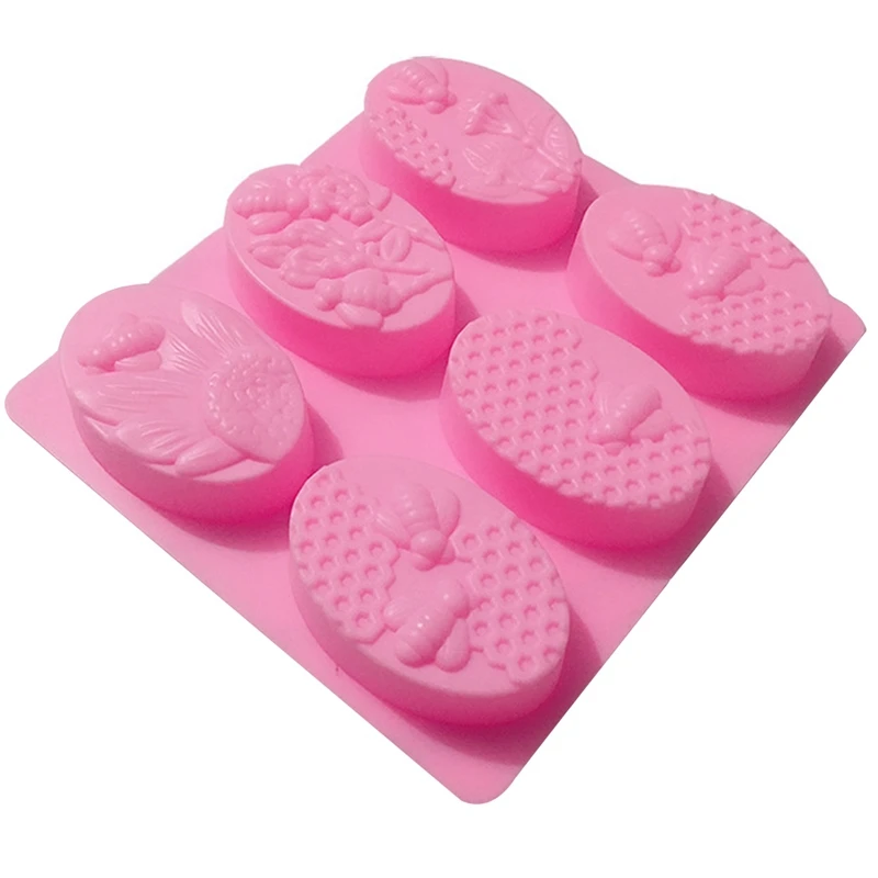 Silicone Soap Mold Creative 6-Cavity Ellipse Silicone Mold Chocolate Candy Mold Fondant Mould Ball Biscuit Baking Moulds
Silicone Soap Mold Creative 6-Cavity Ellipse Silicone Mold Chocolate Candy Mold Fondant Mould Ball Biscuit Baking Moulds