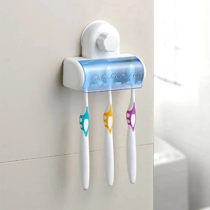 Toothbrush Holder Suction Wall Mount Stand Rack Toothpaste Dispenser Bath Storage Rack Bathroom Accessories Tools
Toothbrush Holder Suction Wall Mount Stand Rack Toothpaste Dispenser Bath Storage Rack Bathroom Accessories Tools