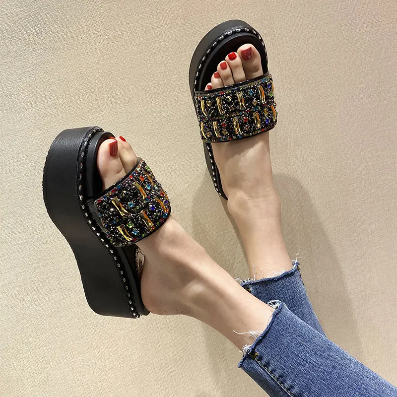 Shoes Woman 2021 House Slippers Platform Luxury Slides Pantofle Loafers Jelly Flip Flops Med On A Wedge Summer Flat Designer New
Shoes Woman 2021 House Slippers Platform Luxury Slides Pantofle Loafers Jelly Flip Flops Med On A Wedge Summer Flat Designer New