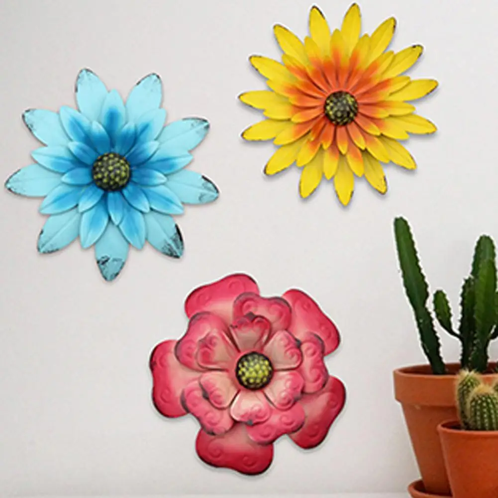 Украшения в виде подсолнуха Открытый Сад Двор подвесное украшение цветок настенный двор Садовые принадлежности декора для дома из металла 
Украшения в виде подсолнуха Открытый Сад Двор подвесное украшение цветок настенный двор Садовые принадлежности декора для дома из металла