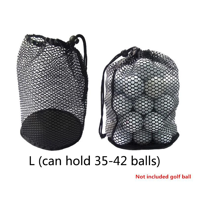 Sports Mesh Net Bag Black Nylon golf bags Golf Tennis 16/32/56 Ball Carrying Drawstring Pouch Storage bag Golf Accessories
Sports Mesh Net Bag Black Nylon golf bags Golf Tennis 16/32/56 Ball Carrying Drawstring Pouch Storage bag Golf Accessories