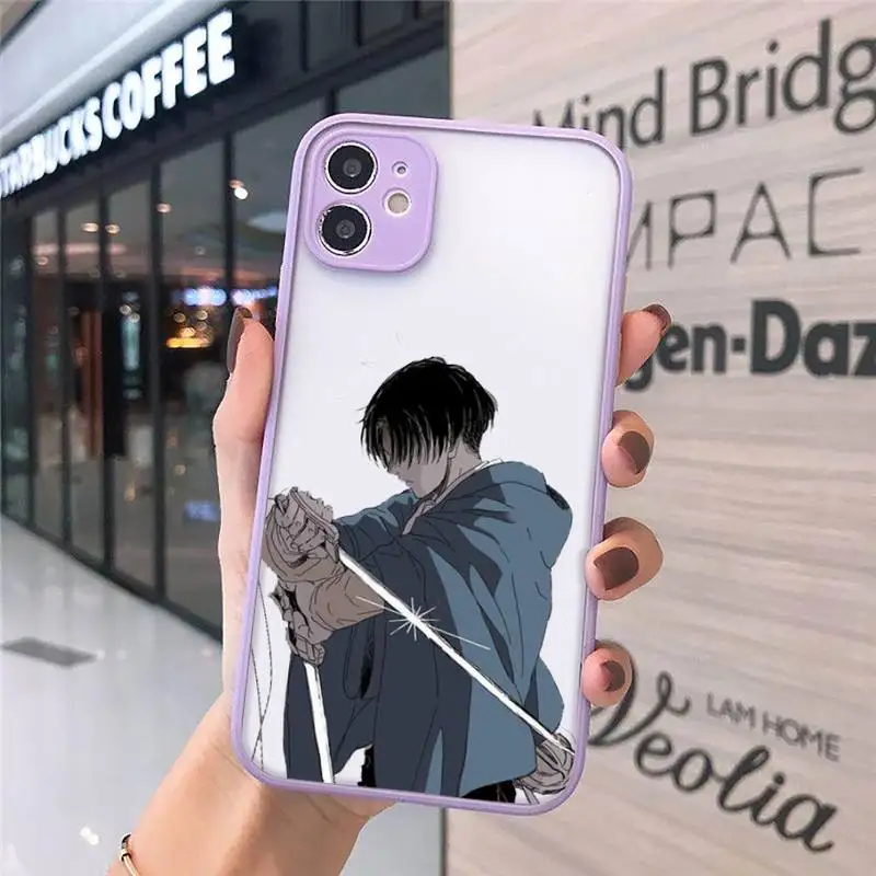 Attack on Titan Levi Rival Phone Case matte transparent For iphone 7 8 11 12 plus mini x xs xr pro max cover
Attack on Titan Levi Rival Phone Case matte transparent For iphone 7 8 11 12 plus mini x xs xr pro max cover