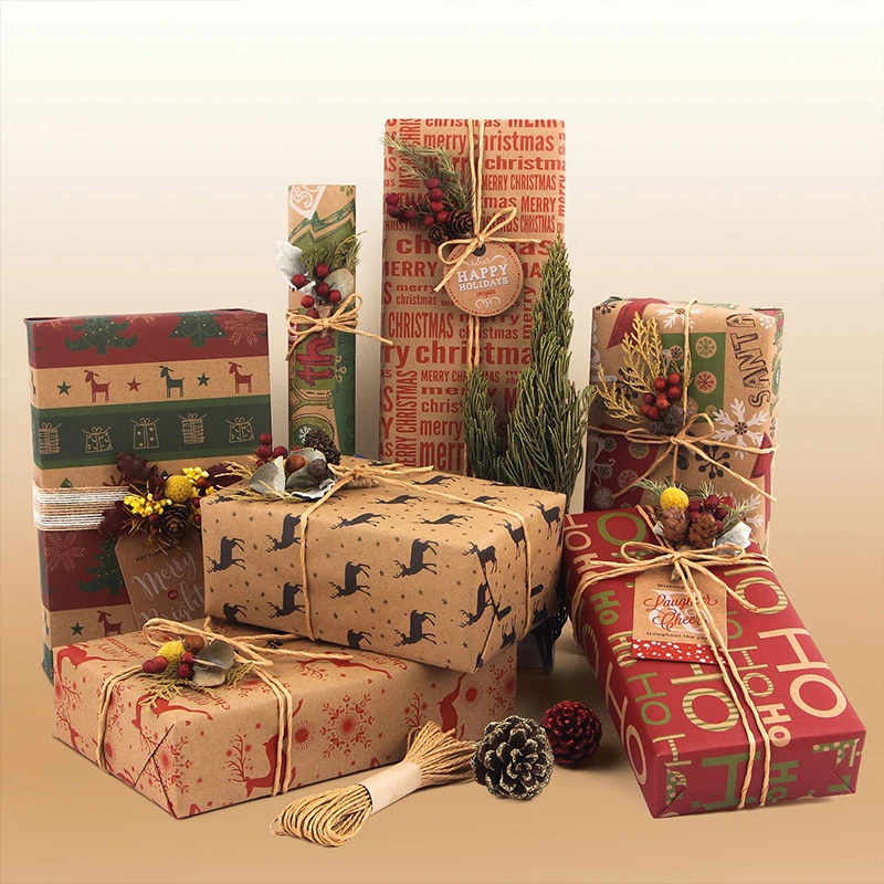 1Pcs 70x50cm Christmas Retro Kraft Paper Wrapping Paper Valentine Day Birthday Gift Wrapping Paper Diy Package Kraft Paper
1Pcs 70x50cm Christmas Retro Kraft Paper Wrapping Paper Valentine Day Birthday Gift Wrapping Paper Diy Package Kraft Paper