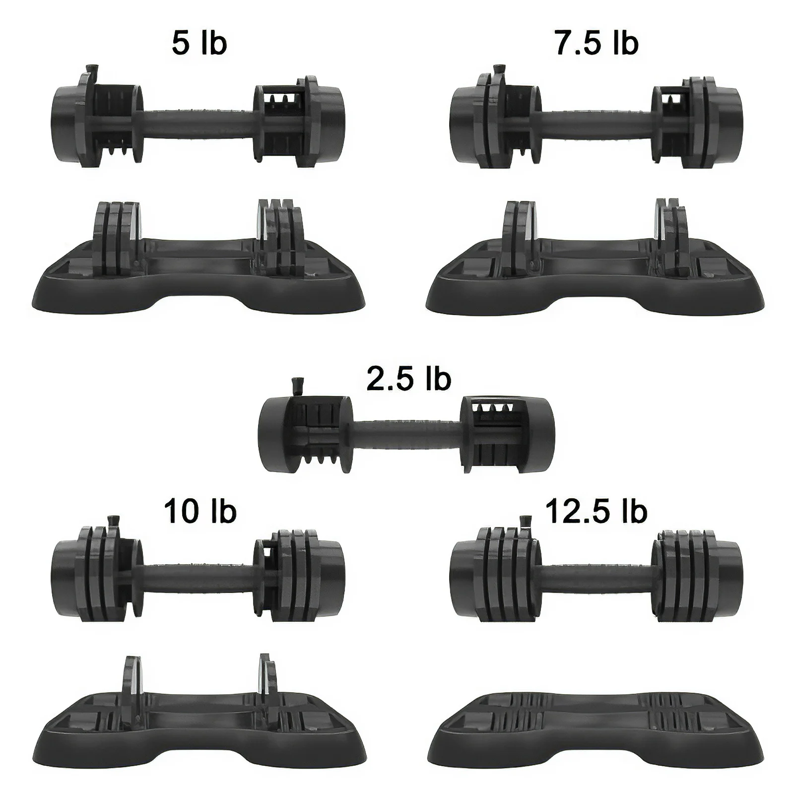 12.5 LB Adjustable Dumbbell Fitness Dumbbell Set Safety Non-Slip Dumbbells Gym Exercise Training Tools Fitness Body Shaped 2pcs
12.5 LB Adjustable Dumbbell Fitness Dumbbell Set Safety Non-Slip Dumbbells Gym Exercise Training Tools Fitness Body Shaped 2pcs