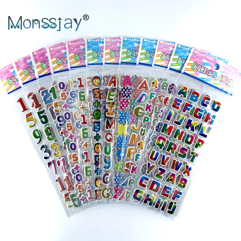 12 Sheets/Pack Digit Alphabet Sticker Kids Cartoon Lovely Number Letter Cognition Stickers Label for Boys Girls Learning Toys
12 Sheets/Pack Digit Alphabet Sticker Kids Cartoon Lovely Number Letter Cognition Stickers Label for Boys Girls Learning Toys
