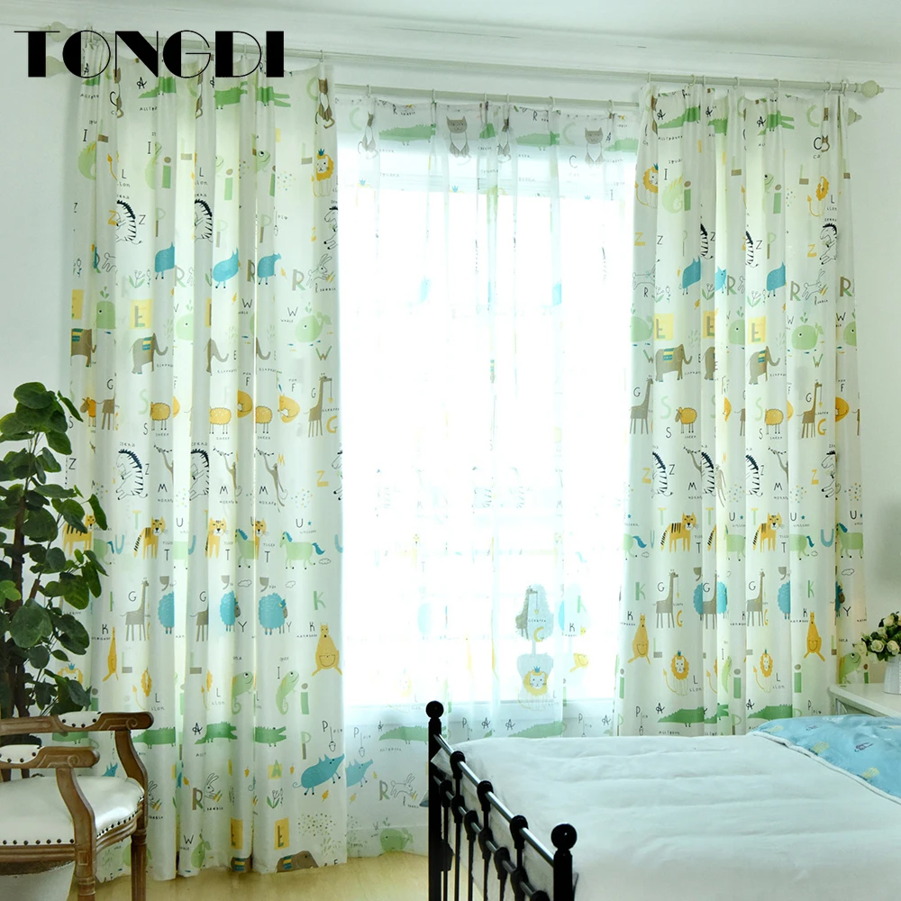 TONGDI Children Printing Blackout Curtains Elegant Cartoon Kawaii Lovely Animals Decor For Girl Home Parlou Bedroom LivingRoom
TONGDI Children Printing Blackout Curtains Elegant Cartoon Kawaii Lovely Animals Decor For Girl Home Parlou Bedroom LivingRoom