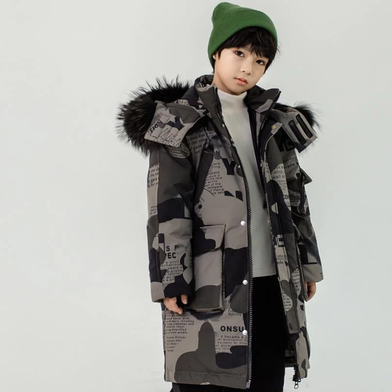 Winter New Children Camouflage Print Down Coat Thicker Warm Oversize Hooded Outerwear White Duck Down Jackets For Boys A884
Winter New Children Camouflage Print Down Coat Thicker Warm Oversize Hooded Outerwear White Duck Down Jackets For Boys A884