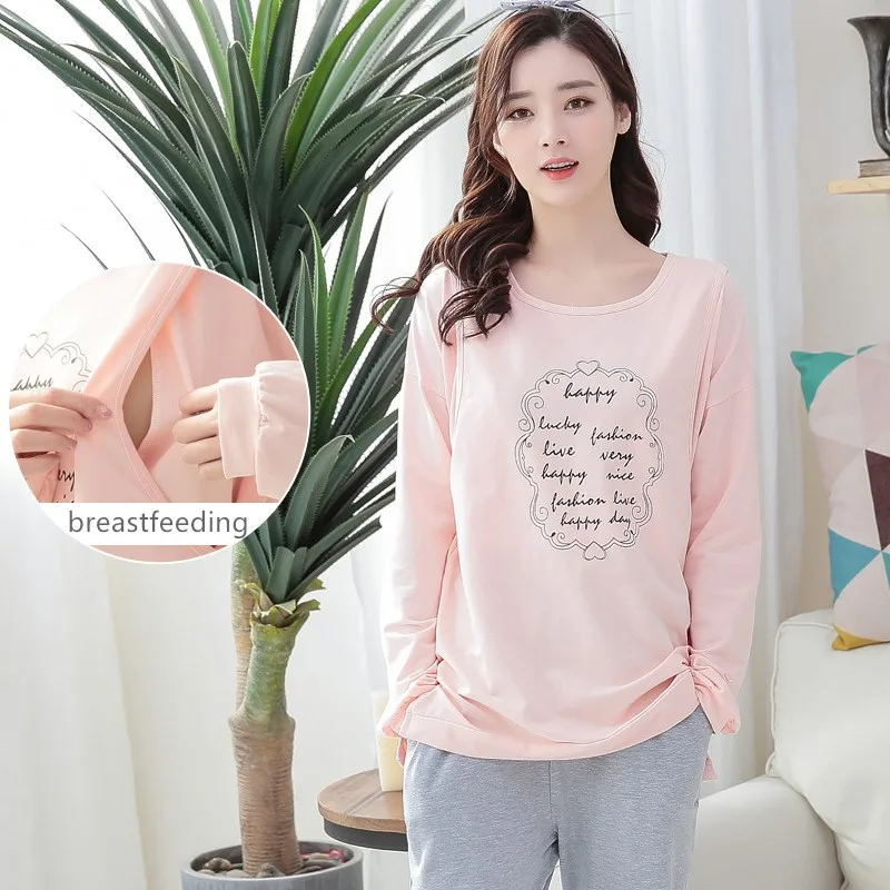 Пижама для кормящих мам, Пижама для кормления грудью большого размера на осень
Пижама для кормящих мам, Пижама для кормления грудью большого размера на осень