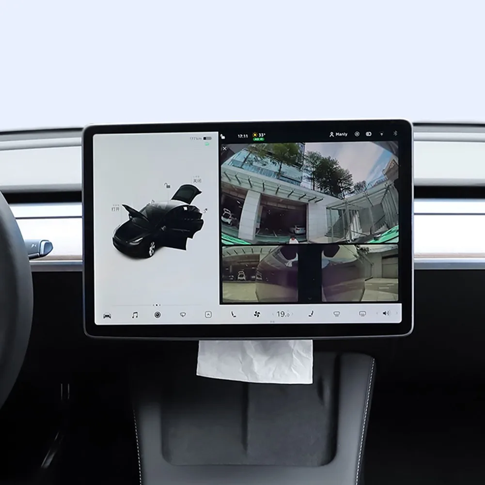Car Tissue Boxes Holder For Tesla Model 3 Y Hanging Hidden Tissues Box Holder Behind Center Screen Interior Accessories
Car Tissue Boxes Holder For Tesla Model 3 Y Hanging Hidden Tissues Box Holder Behind Center Screen Interior Accessories