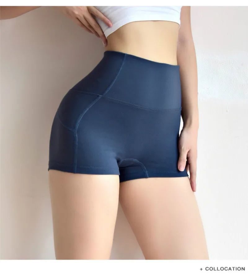 Peach Hip Yoga Shorts Ladies High Waist Tight Short Femme Solid Color Gym Leggings Summer Running Women Breathable Pants 2021
Peach Hip Yoga Shorts Ladies High Waist Tight Short Femme Solid Color Gym Leggings Summer Running Women Breathable Pants 2021