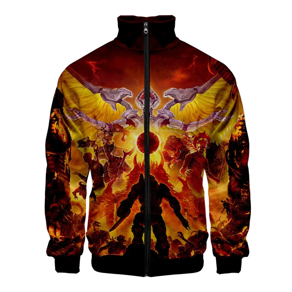 DOOM Eternal 3d printed Jacket Men Zipper Streetwear 3D Print Clothes Hip Hop Sweatshirt Stand Collar Jackets
DOOM Eternal 3d printed Jacket Men Zipper Streetwear 3D Print Clothes Hip Hop Sweatshirt Stand Collar Jackets