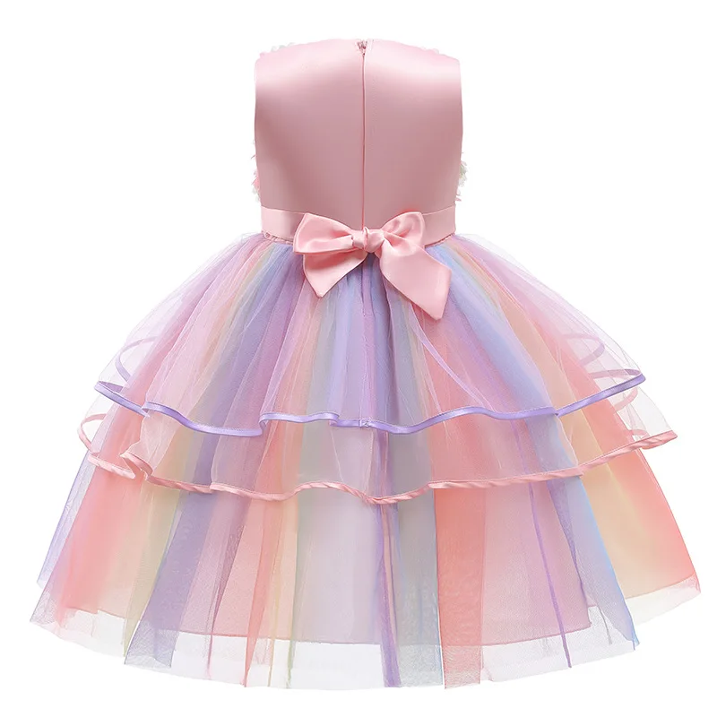 Платье для девочек 0-10 лет с цветочным принтом | Детская одежда и обувь