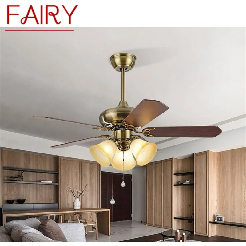 FAIRY Modern LED Ceiling Fan Light With Remote Control Wooden Fan Blade 220V 110V For Home Dining Room Bedroom Restaurant
FAIRY Modern LED Ceiling Fan Light With Remote Control Wooden Fan Blade 220V 110V For Home Dining Room Bedroom Restaurant