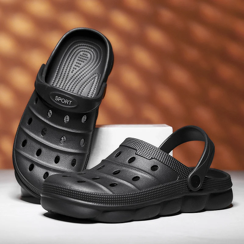 Men Sandals Beach Shoes Men Slippers Hole Shoes Rubber Leather for Men EVA Unisex Garden Shoes Black Adulto Hombre Slide Sandals
Men Sandals Beach Shoes Men Slippers Hole Shoes Rubber Leather for Men EVA Unisex Garden Shoes Black Adulto Hombre Slide Sandals