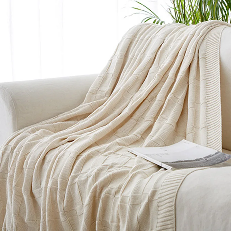 Nordic style sofa cover dustproof blanket solid color white woven sofa towel fashion modern double blanket siesta blanket
Nordic style sofa cover dustproof blanket solid color white woven sofa towel fashion modern double blanket siesta blanket