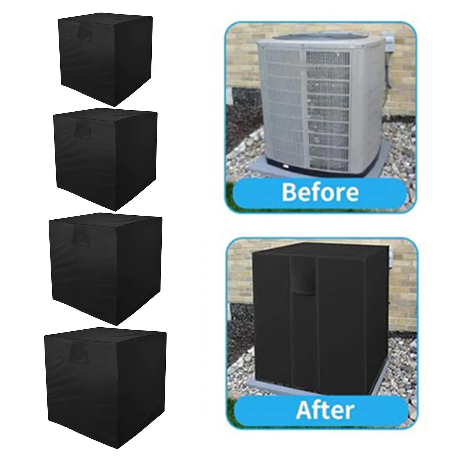 Window Air Conditioner Cover for Outside AC Unit, AC Covered with Zipper for All Season
Window Air Conditioner Cover for Outside AC Unit, AC Covered with Zipper for All Season