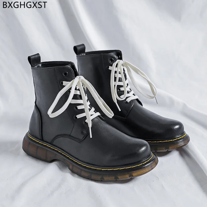 Black Winter Boots for Men Male Motorcycle Shoes Man Martin Boots for Man 2022 Leather Boots Men Casual Shoes Chaussure De Homme
Black Winter Boots for Men Male Motorcycle Shoes Man Martin Boots for Man 2022 Leather Boots Men Casual Shoes Chaussure De Homme