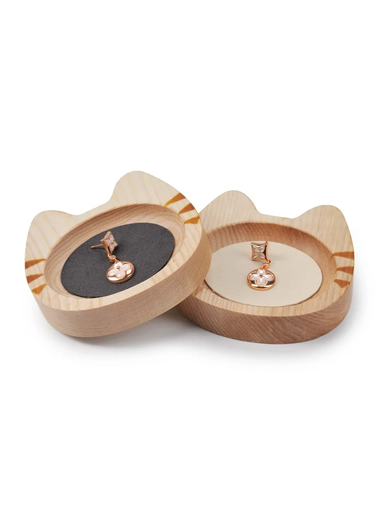 Oirlv Solid Wood Jewelry Tray For Ring Earrings Bracelet Cat-Shaped Jewelry Display Stand Jewelry Organizer
Oirlv Solid Wood Jewelry Tray For Ring Earrings Bracelet Cat-Shaped Jewelry Display Stand Jewelry Organizer