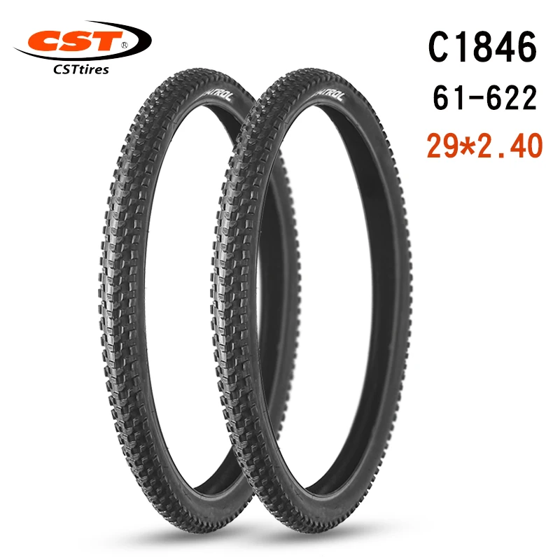 

CST PATROL 29X2.40 C1846 MTB Bicycle Cross-Country Tire 29inch 29*2.4 Wear-Resisting Bicycle Tyre 61-622Mountain Bike Tire