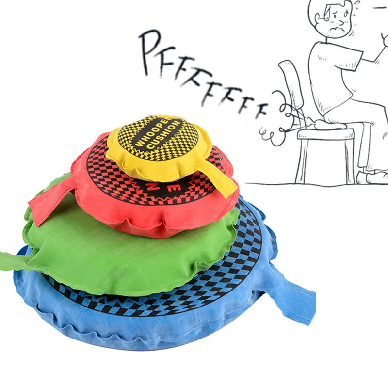 Fashion New Color Funny Whoopee Cushion Trick Fun Fart Pad Pillow Jokes Gags Pranks Maker Hallowmas Goods April Fools Toys Gifts
Fashion New Color Funny Whoopee Cushion Trick Fun Fart Pad Pillow Jokes Gags Pranks Maker Hallowmas Goods April Fools Toys Gifts
