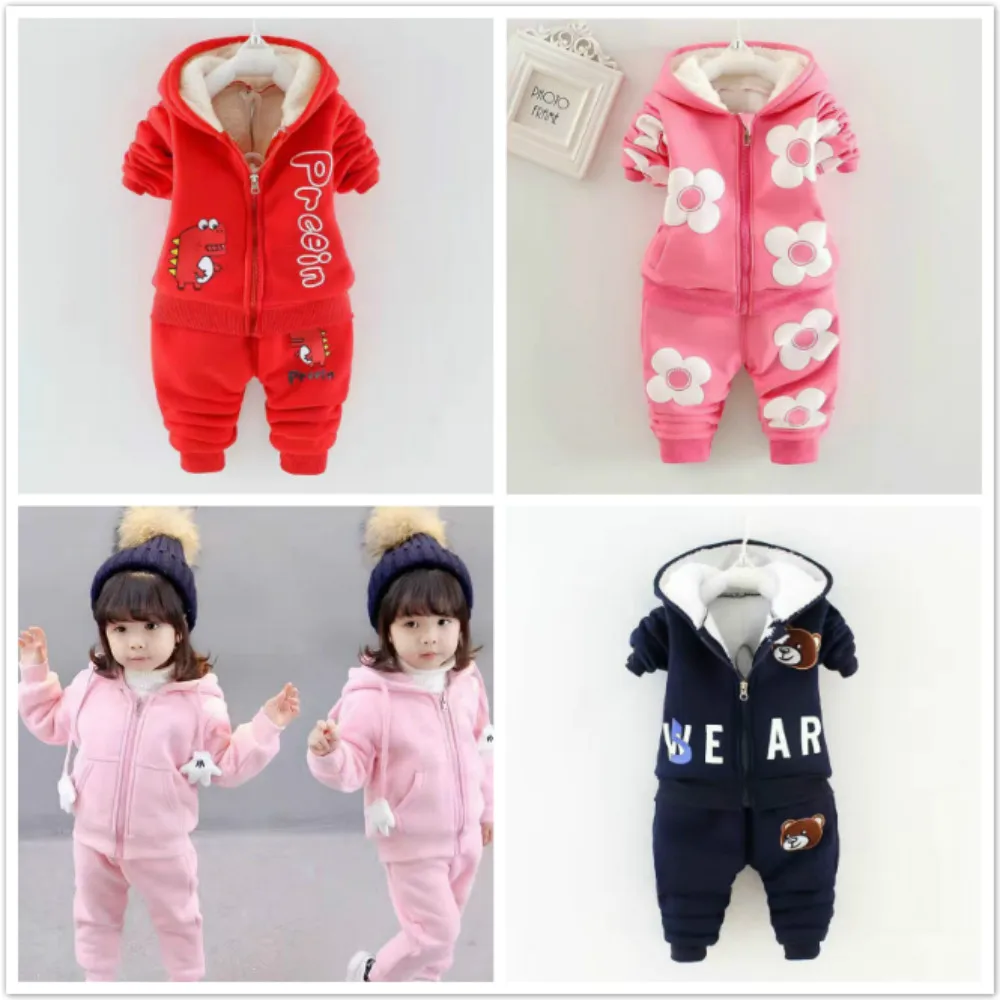 Baby Girls Clothes Outfit Clothing Set Warm Thick Kids Winter Fleece Hooded Coat Children Outwear Pants Sport Suit For Boys 0-4T
Baby Girls Clothes Outfit Clothing Set Warm Thick Kids Winter Fleece Hooded Coat Children Outwear Pants Sport Suit For Boys 0-4T