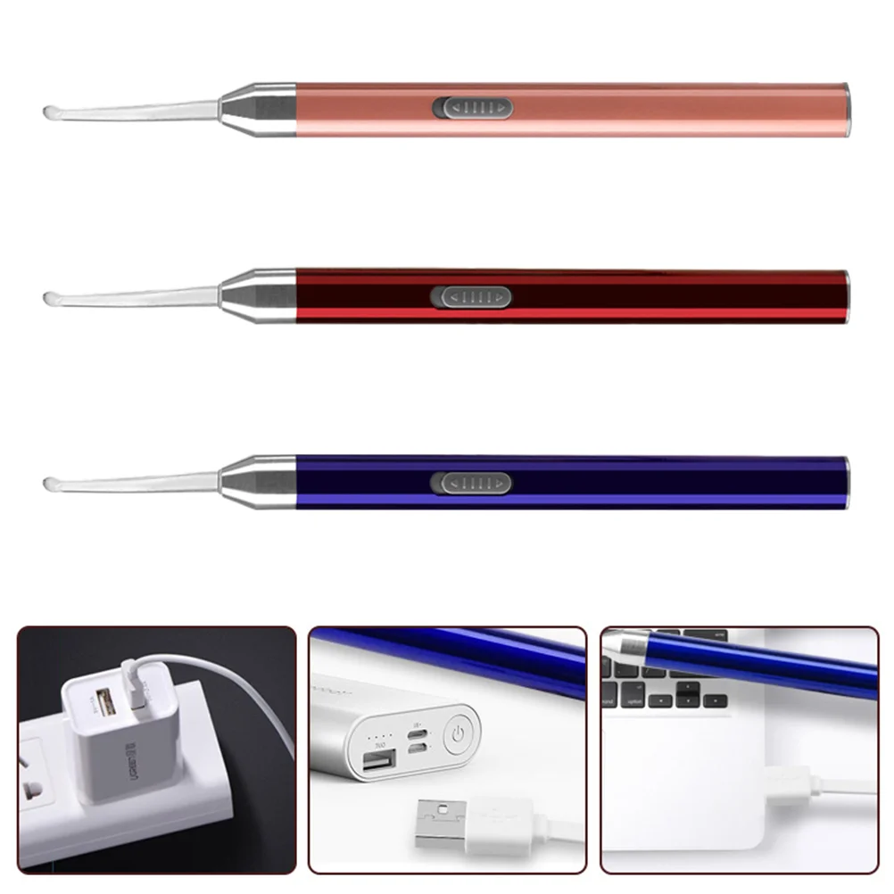 LED Ear Wax Pick Cleaner Remover Tool Rechargeable Ear Scoop Spoon Stainless Steel Wax Curette Ear Forcep for Kids Adults(Random
LED Ear Wax Pick Cleaner Remover Tool Rechargeable Ear Scoop Spoon Stainless Steel Wax Curette Ear Forcep for Kids Adults(Random