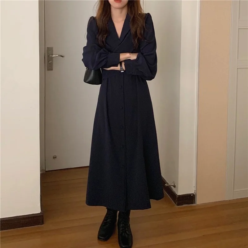 Spring and Autumn New Women's Long Skirt Suit Collar Elegant Temperament Fashion High-waist Slim-fit Waist-knee Long Skirt
Spring and Autumn New Women's Long Skirt Suit Collar Elegant Temperament Fashion High-waist Slim-fit Waist-knee Long Skirt