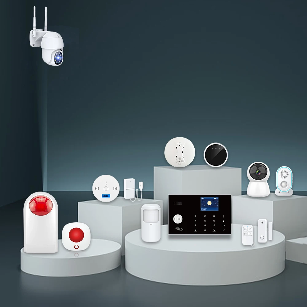 TUYA Wifi 3G 4G Alarm Home Security System Apps Control Smart Life With Motion Sensor Detector Compatible With Alexa Google
TUYA Wifi 3G 4G Alarm Home Security System Apps Control Smart Life With Motion Sensor Detector Compatible With Alexa Google