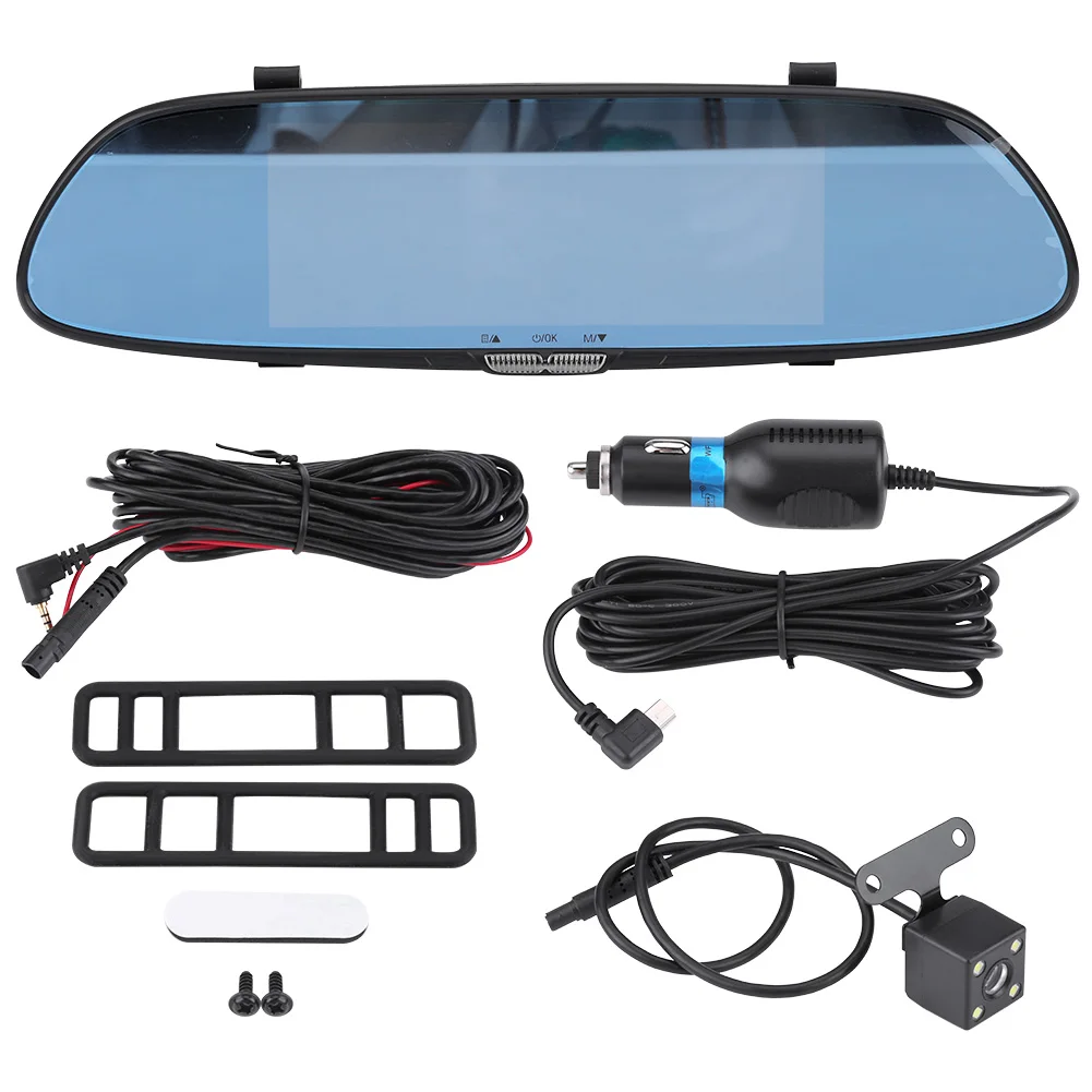 SOONHUA 7inch 1080P HD Car DVR Dual Lens Camera Rear View Mirror Driving Video Recorder Night Vision Prevent Dazzling
SOONHUA 7inch 1080P HD Car DVR Dual Lens Camera Rear View Mirror Driving Video Recorder Night Vision Prevent Dazzling