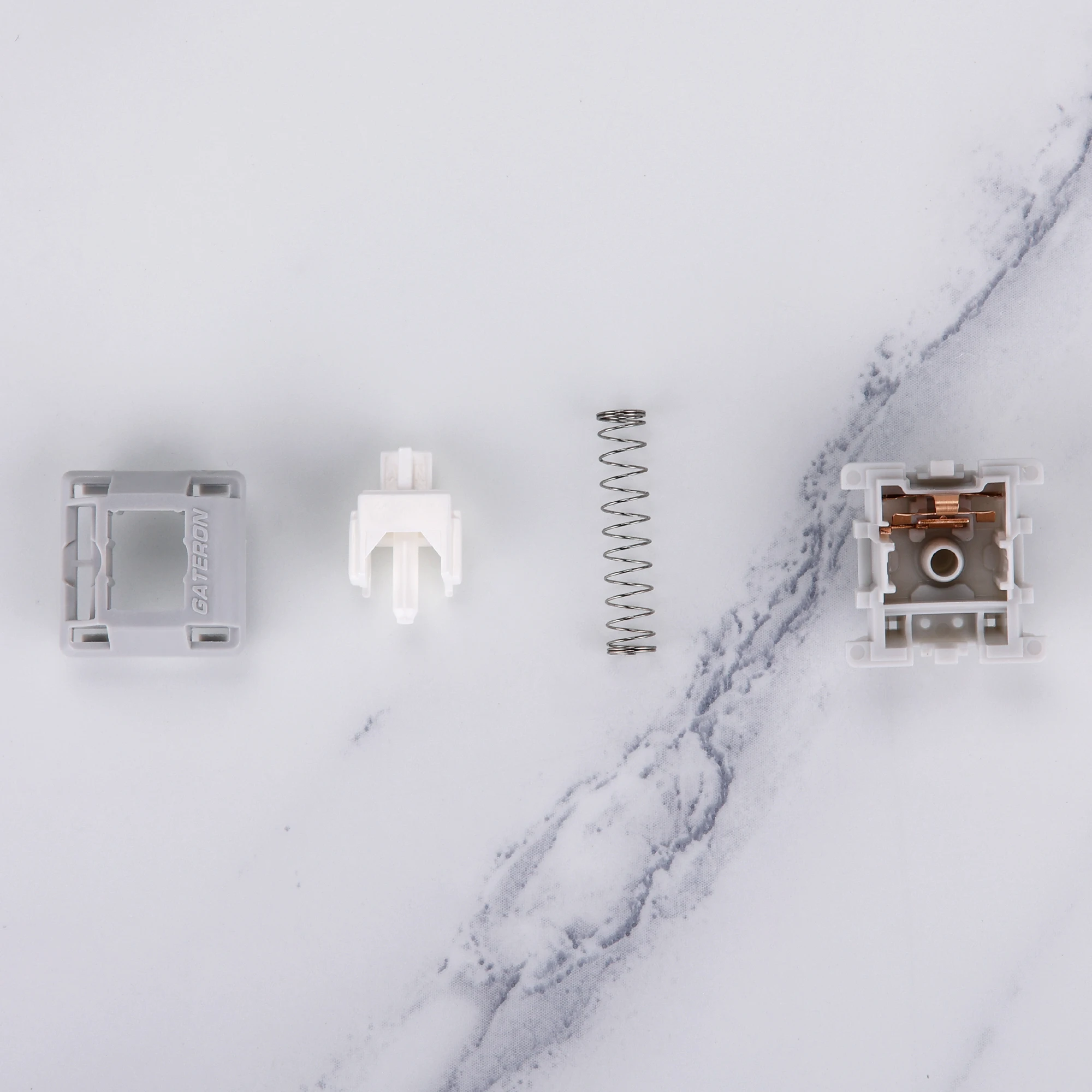 Тактильные переключатели KBDfans Gateron Blizzard (10 шт.) предварительно обработанные с
