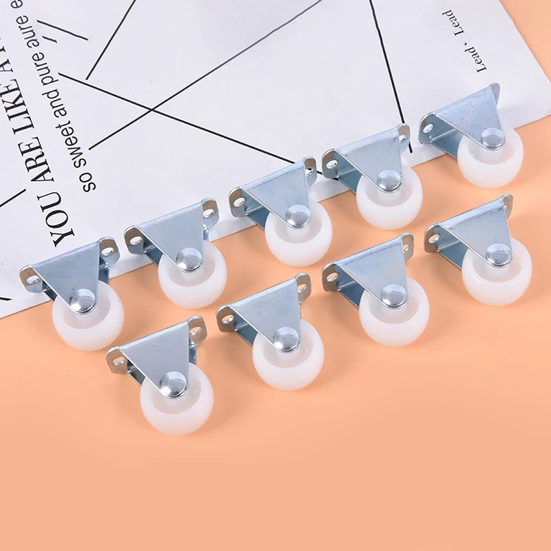 1pcs 10KG Universal Swivel Casters 1" Furniture Wheel Castor White PP Nylon Dual Roller Wheel For Platform Trolley Chair Hot
1pcs 10KG Universal Swivel Casters 1" Furniture Wheel Castor White PP Nylon Dual Roller Wheel For Platform Trolley Chair Hot