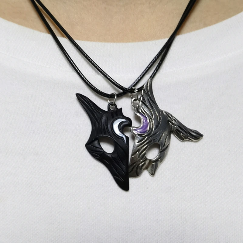 Game Anime Kindred Eternal Hunters Black White Wolf Sheep Couple Necklace Unisex Pendant Cosplay Jewelry Props Gift Accessories
Game Anime Kindred Eternal Hunters Black White Wolf Sheep Couple Necklace Unisex Pendant Cosplay Jewelry Props Gift Accessories