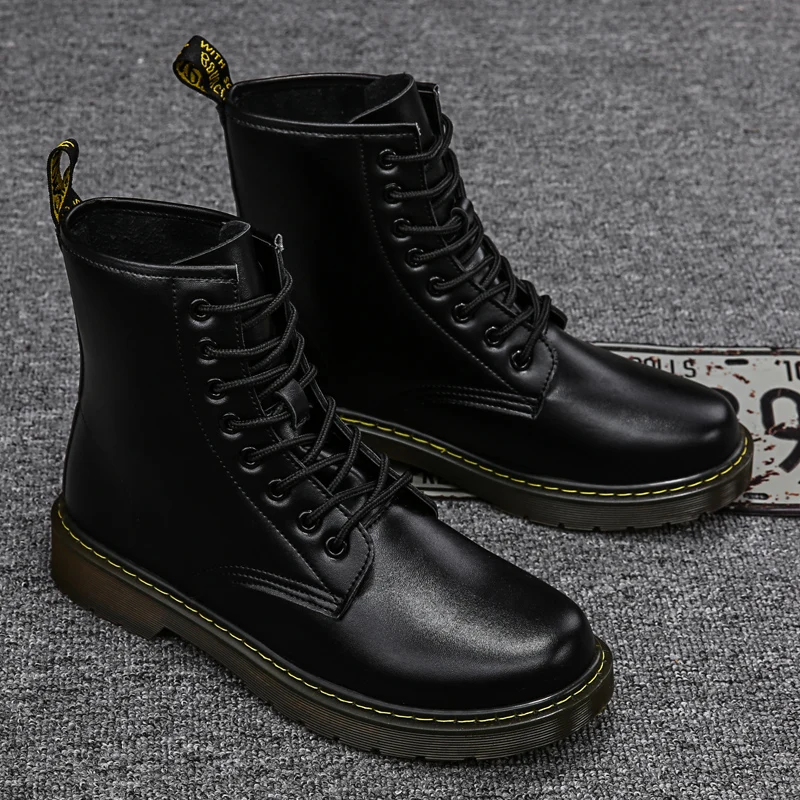 New Men Leather shoes High Top Fashion Winter Warm Snow shoes Dr. Motorcycle Ankle Boots Couple Unisex boots
New Men Leather shoes High Top Fashion Winter Warm Snow shoes Dr. Motorcycle Ankle Boots Couple Unisex boots