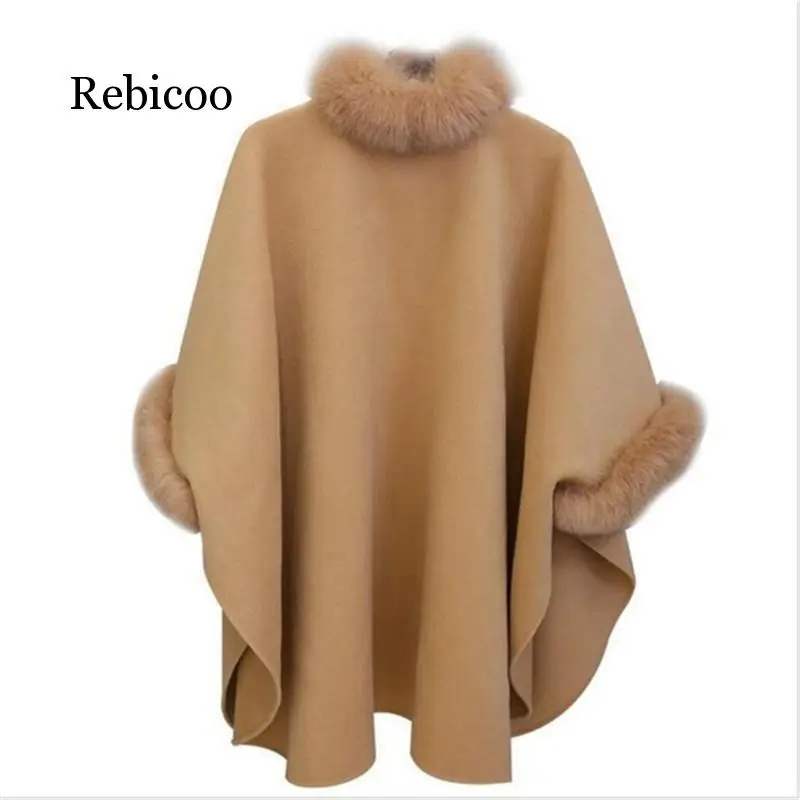 New 2019 Winter Women's Cloak Big Fur Collar Large Size Wool Coat Long Winter Jacket Parker Coat Jacket
New 2019 Winter Women's Cloak Big Fur Collar Large Size Wool Coat Long Winter Jacket Parker Coat Jacket