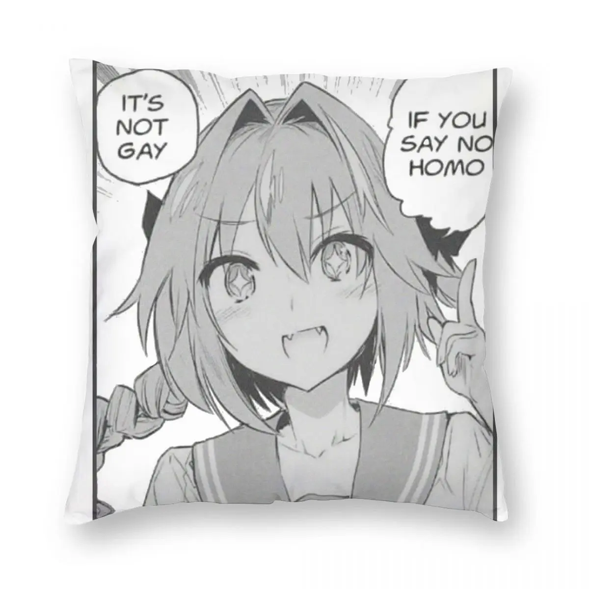 Fate Grand Order Astolfo Наволочка из полиэстера и льна 
Fate Grand Order Astolfo Наволочка из полиэстера и льна