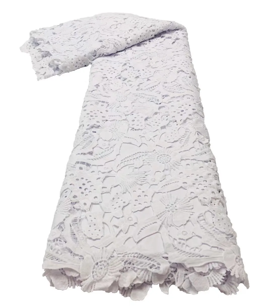 Nigerian Cord guipure Lace Embroidery Dry Lace Fabric Latest African Laces 2021 High Quality Lace For Woman Dress
Nigerian Cord guipure Lace Embroidery Dry Lace Fabric Latest African Laces 2021 High Quality Lace For Woman Dress