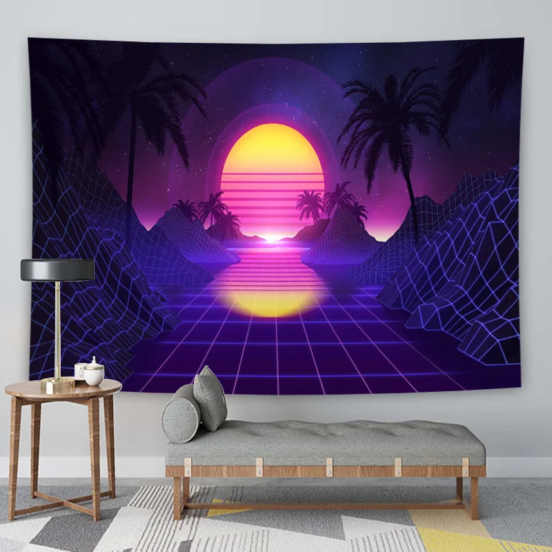 3D Psychedelic Sunset Tapestry Background Cloth Nordic Home Bedroom Decor Hanging Cloth Neon Speed Car Landscape Decoration
3D Psychedelic Sunset Tapestry Background Cloth Nordic Home Bedroom Decor Hanging Cloth Neon Speed Car Landscape Decoration