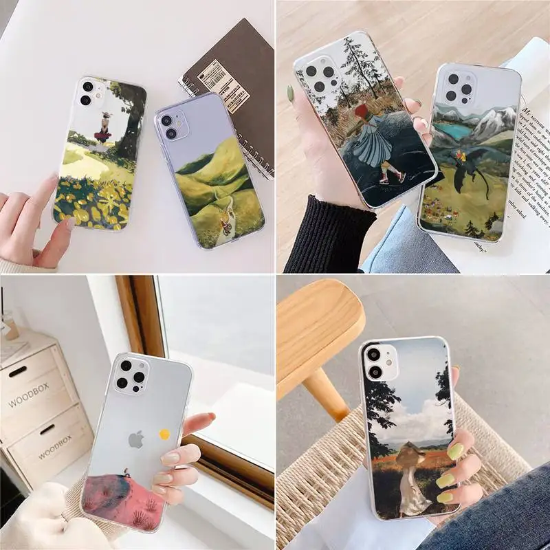 Cartoon Scenery Girl Phone Case For iphone 13 12 11 mini x xs xr pro max 8 7 6s 6 plus Transparent soft
Cartoon Scenery Girl Phone Case For iphone 13 12 11 mini x xs xr pro max 8 7 6s 6 plus Transparent soft