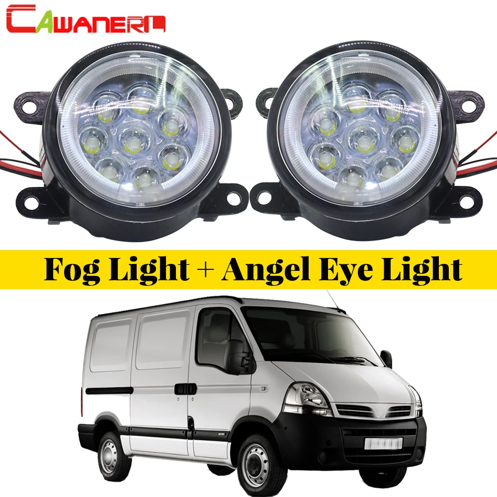 Cawanerl Car Accessories LED Bulb Fog Light Angel Eye DRL Daytime Running Light 12V 2 Pieces For Nissan Interstar 2002-2010
Cawanerl Car Accessories LED Bulb Fog Light Angel Eye DRL Daytime Running Light 12V 2 Pieces For Nissan Interstar 2002-2010