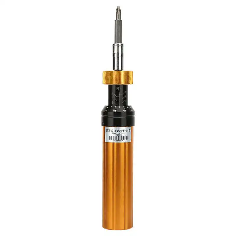 Alloy Steel Preset Type 1 TO 6N.m Adjustable Torque Screwdriver Handheld Maintenance Tool Screwdriver Bit Tools Set
Alloy Steel Preset Type 1 TO 6N.m Adjustable Torque Screwdriver Handheld Maintenance Tool Screwdriver Bit Tools Set