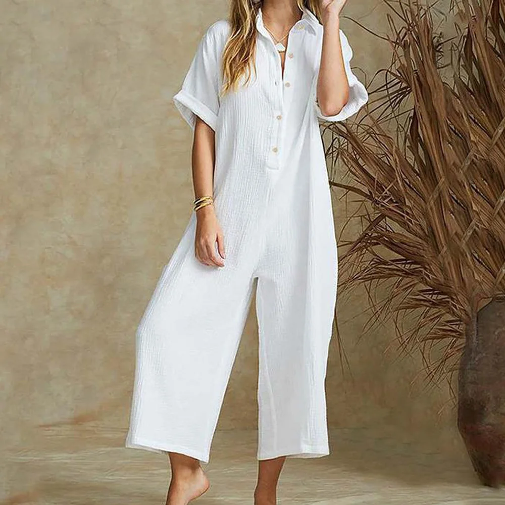 2021 Cotton Romper Womens Jumpsuit Dungarees Vintage Casual Playsuit Overalls Ladies Loose Wide Leg Loose Linen Pants Plus Size
2021 Cotton Romper Womens Jumpsuit Dungarees Vintage Casual Playsuit Overalls Ladies Loose Wide Leg Loose Linen Pants Plus Size