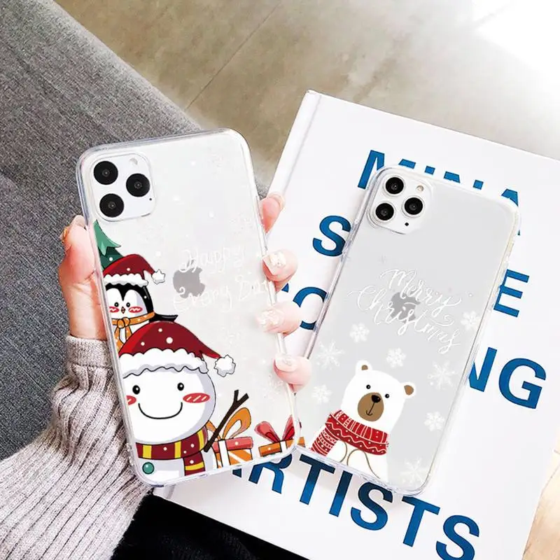 New year and merry christmas elk bear Phone Case Transparent for iPhone 11 12 mini pro XS MAX 7 8 6 6S Plus X 5S SE 2020 XR
New year and merry christmas elk bear Phone Case Transparent for iPhone 11 12 mini pro XS MAX 7 8 6 6S Plus X 5S SE 2020 XR
