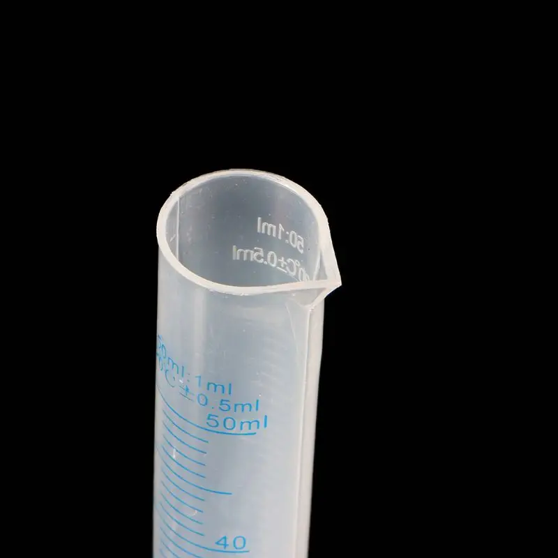 1pcs 50ml Plastic Measuring Cylinder Laboratory Test Graduated Tube tool Affordable Chemistry Set
1pcs 50ml Plastic Measuring Cylinder Laboratory Test Graduated Tube tool Affordable Chemistry Set