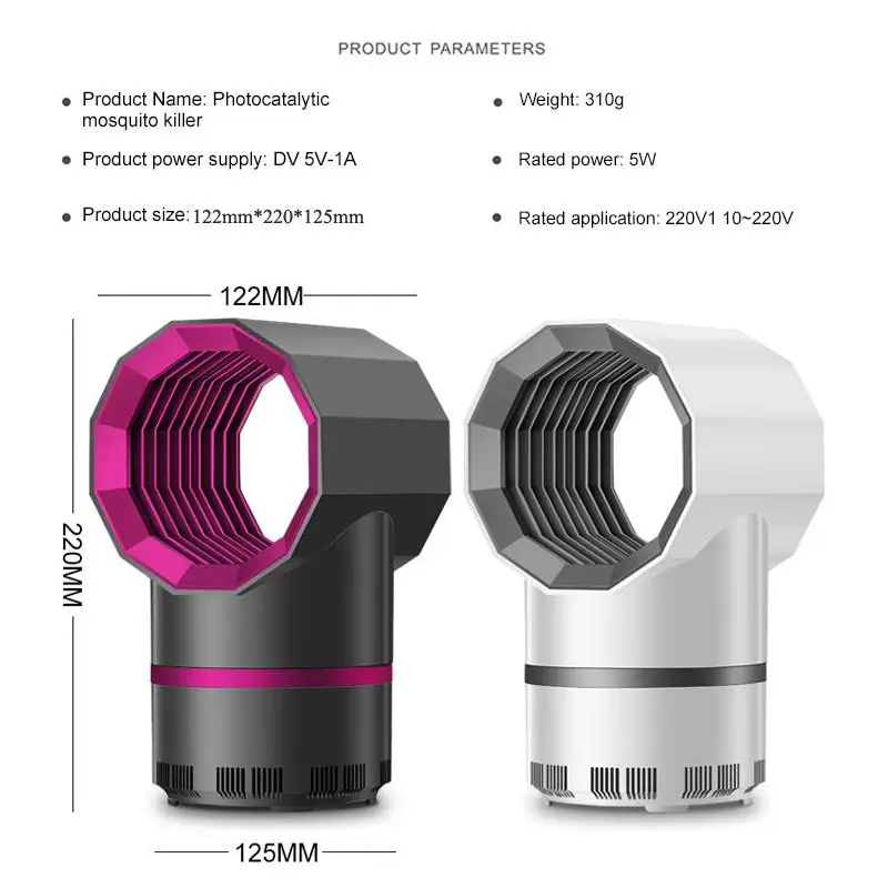 Electric Mosquito Killer Lamp Radiationless Mosquito Killer Photocatalysis Mute Home LED Bug Insect Trap Anti Mosquito 
Electric Mosquito Killer Lamp Radiationless Mosquito Killer Photocatalysis Mute Home LED Bug Insect Trap Anti Mosquito