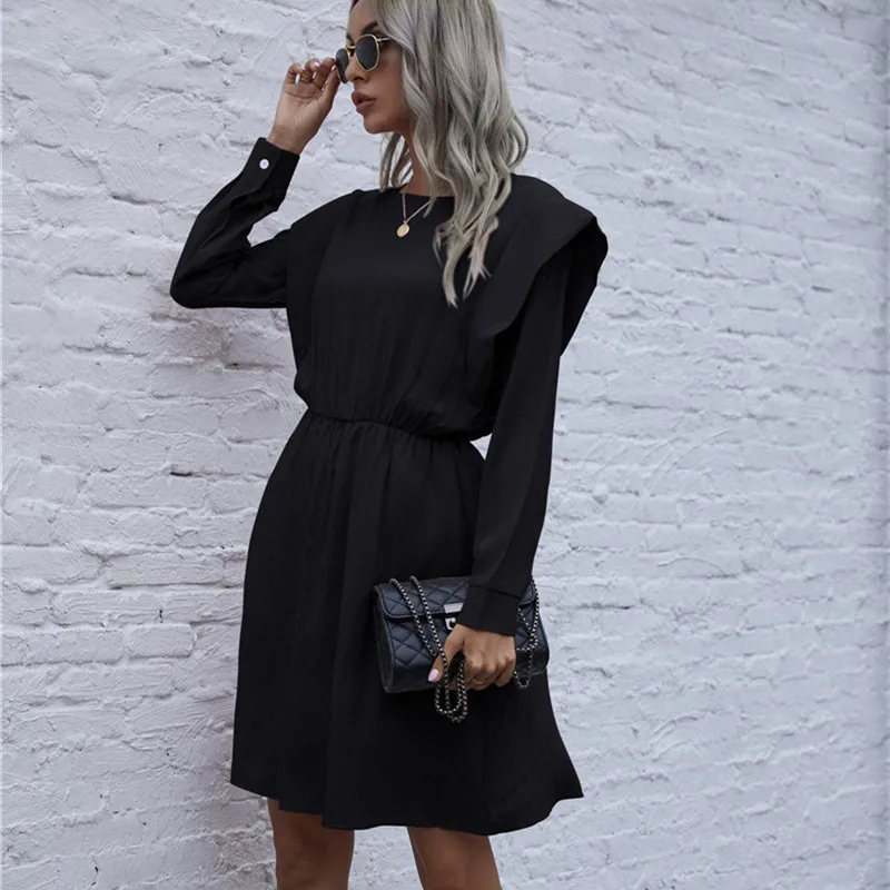 Autumn Casual Women Mini Dress 2020 Fashion Vintage Hot-sale O-neck Long Sleeves Slim Dress
Autumn Casual Women Mini Dress 2020 Fashion Vintage Hot-sale O-neck Long Sleeves Slim Dress
