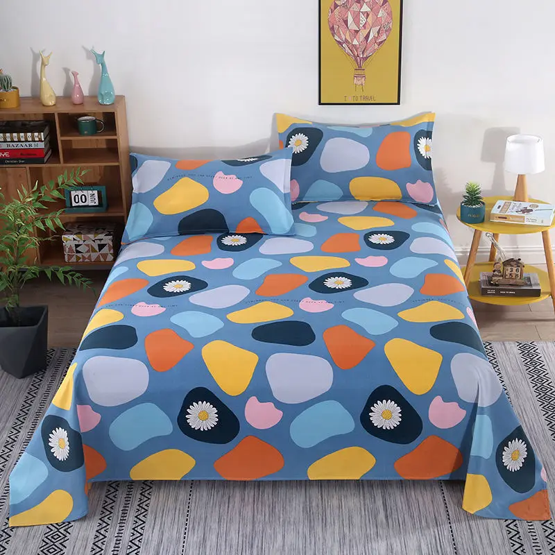 (Bed sheet + pillowcase) 3-piece set of pure cotton old coarse cloth bed sheet thick cotton linen double bed single single sheet
(Bed sheet + pillowcase) 3-piece set of pure cotton old coarse cloth bed sheet thick cotton linen double bed single single sheet