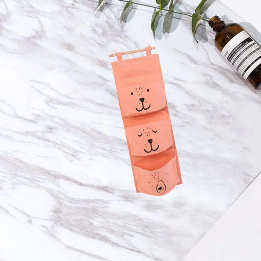 1Pc Cartoon Animal Face Sundries Storage Bags Lovely Multilayer Bags Wall Mounted Kitchen Supplies Storage Bag with 3 Pockets ( 
1Pc Cartoon Animal Face Sundries Storage Bags Lovely Multilayer Bags Wall Mounted Kitchen Supplies Storage Bag with 3 Pockets (
