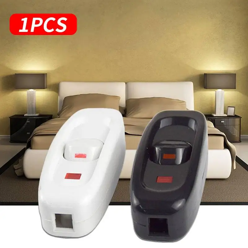 Power Switch Inline ON/OFF Controll Home Decor Bed Light Cable Switch Durable Black/ White Table Lamp Cord Cable Switch
Power Switch Inline ON/OFF Controll Home Decor Bed Light Cable Switch Durable Black/ White Table Lamp Cord Cable Switch