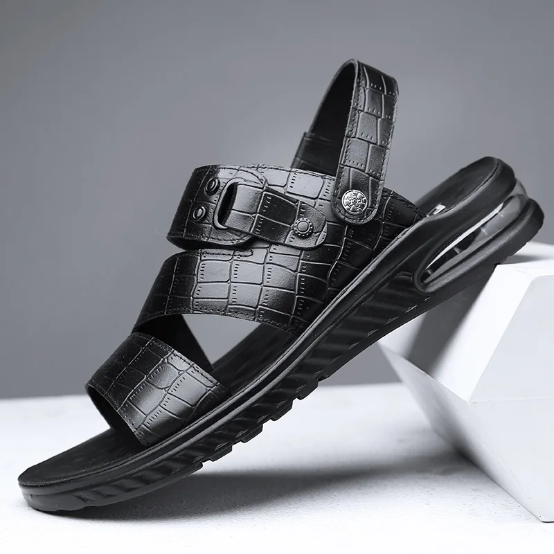 Mens Sandals Leather Men Summer Shoes Flat Beach Sandals Male Black Brown Leather Shoes Men Sandals
Mens Sandals Leather Men Summer Shoes Flat Beach Sandals Male Black Brown Leather Shoes Men Sandals