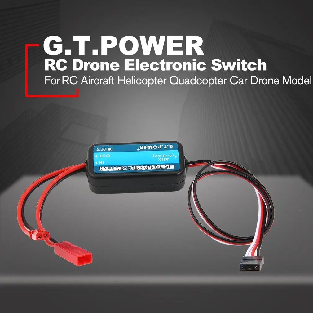 G.t. POWER 0-40V Remote Control Electronic Switch RC Parts for RC Aircraft Helicopter Quadcopter Car Drone Model
G.t. POWER 0-40V Remote Control Electronic Switch RC Parts for RC Aircraft Helicopter Quadcopter Car Drone Model